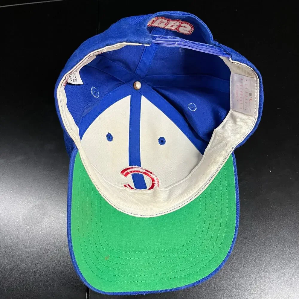 Vintage ANNCO‎ Chicago Cubs Blue SnapBack Hat Cap Preowned